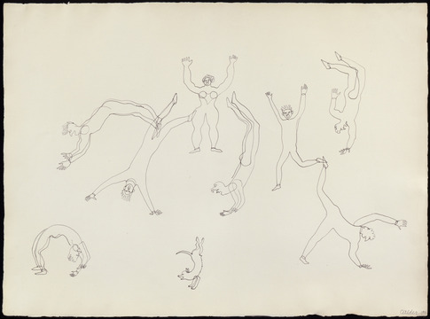 THE TUMBLERS II, 1931 - Alexander Calder