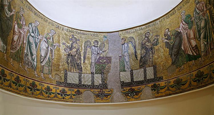Eucharist Cycle, c.1113 - Byzantine Mosaics