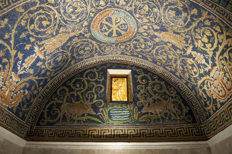 Mausoleo Di Galla Placidia, 425 - 拜占庭馬賽克藝術