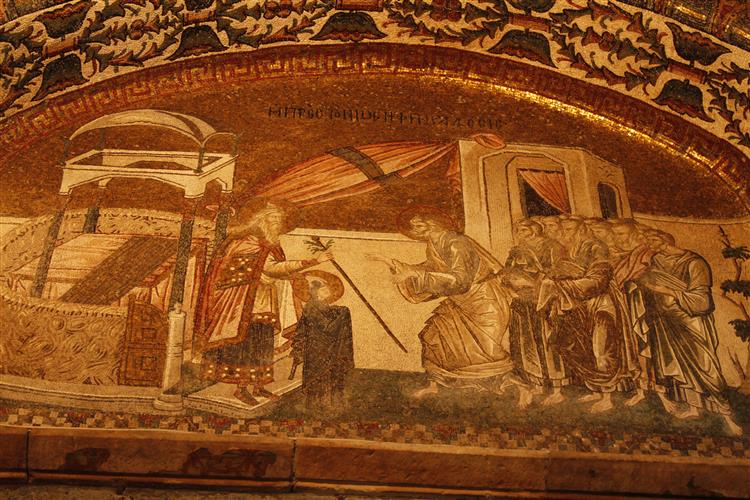 Virgin Entrusted to Joseph, c.1320 - Byzantine Mosaics