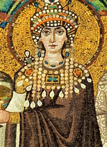 Mosaic of Theodora - Byzantine Mosaics