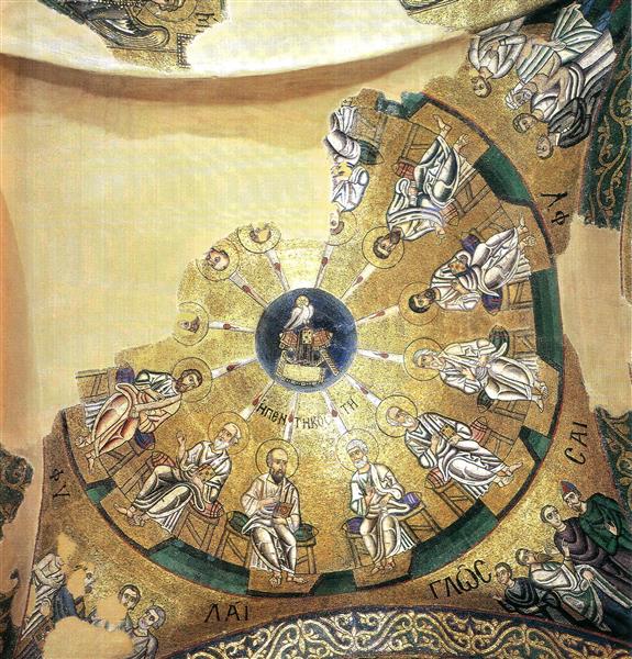 Pentecost, c.1025 - 拜占庭馬賽克藝術