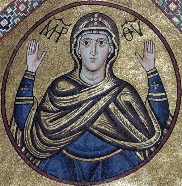 Оранта, c.1025 - Візантійські Мозіїки