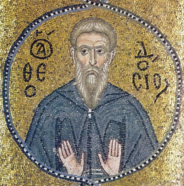Феодосій Ценобіарх, c.1056 - Візантійські Мозіїки