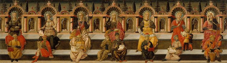 The Seven Liberal Arts, c.1460 - Giovanni di ser Giovanni Guidi