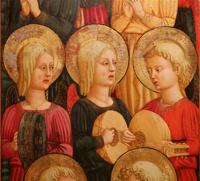 Cori di angeli musicanti, c.1450 - Скеджа