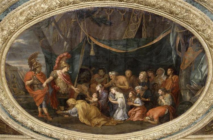 Antichambre de la reine - La famille de Darius au pied d'Alexandre - Charles Le Brun