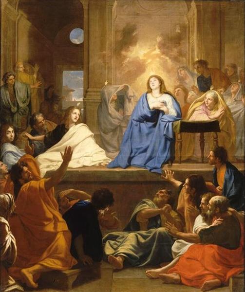 La Descente Du Saint Esprit, 1654 - Шарль Лебрен