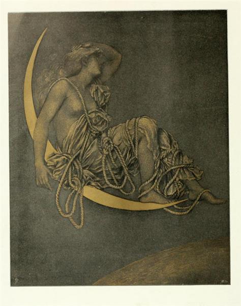 Місяць, 1900 - Евелін де Морган