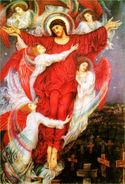 The Red Cross, 1918 - Evelyn De Morgan - WikiArt.org