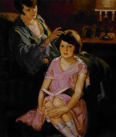 When a Little Girl Needs Her Mother Most, 1928 - Haddon Sundblom