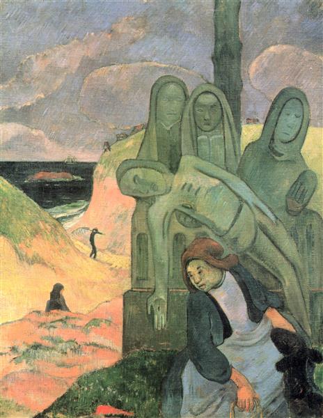 绿色的基督, 1889 - 高更