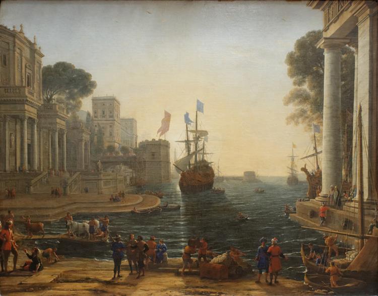 Ulysses Returning Chryseis to her Father, 1644 - Claude Lorrain