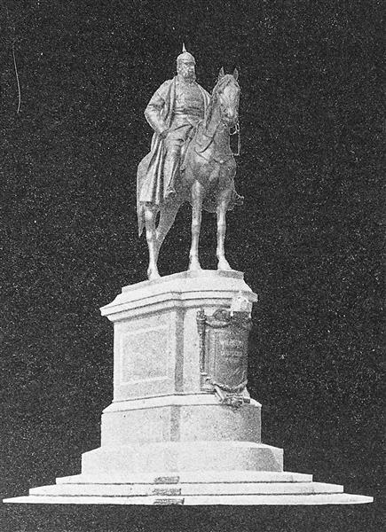 Memorial to Emperor Wilhelm I. of Germany in Bernburg, 1901 - Ludwig Manzel