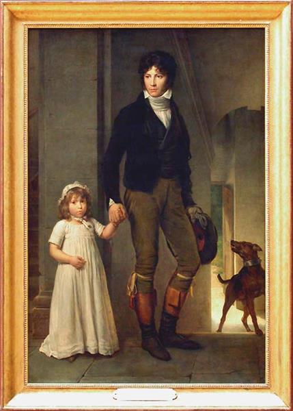 Jean-Baptiste Isabey (1767 - 1855) et sa fille Alexandrine (1791 - 1871), 1795 - Франсуа Жерар
