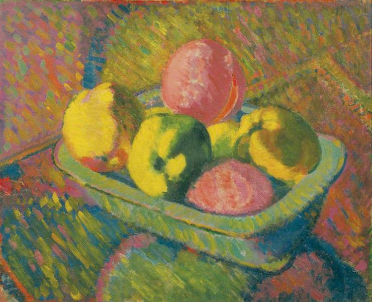 Fruit in a Dish, 1919 - Matthew Smith