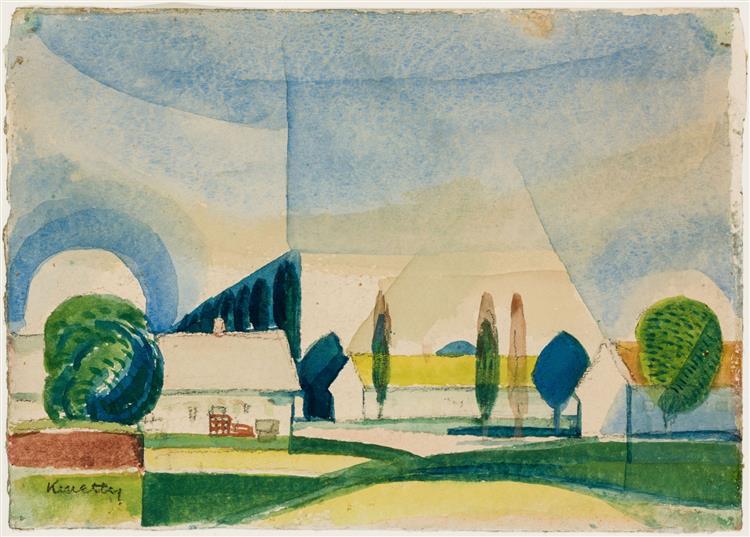 Landscape, c.1940 - János Kmetty