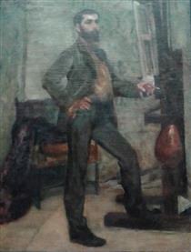 Retrato Do Pintor Décio Vilares - Rodolfo Amoedo