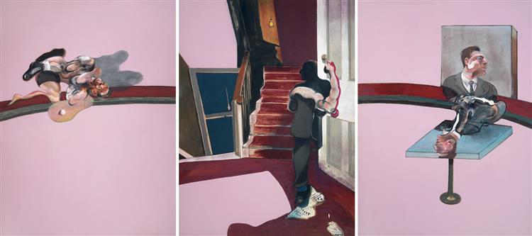 Triptych – In Memory of George Dyer, 1971 - Francis Bacon