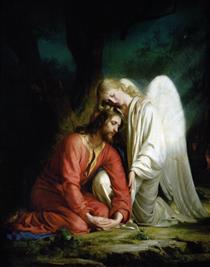 Christ in Gethsemane - Carl Heinrich Bloch