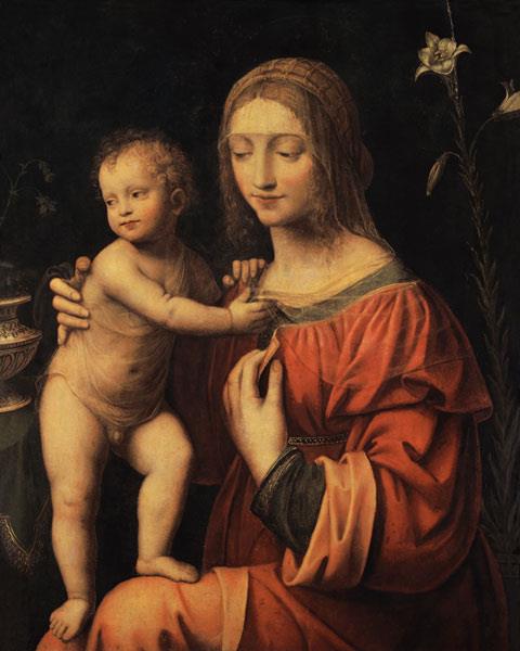 Madonna with Child - Бернардино Луини