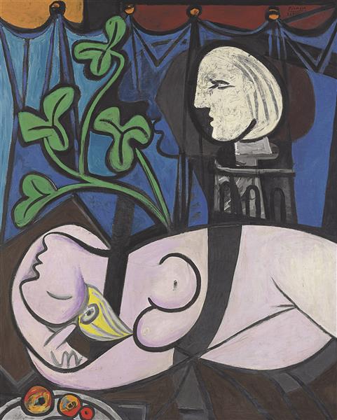 Nude, Green Leaves and Bust, 1932 - Pablo Picasso