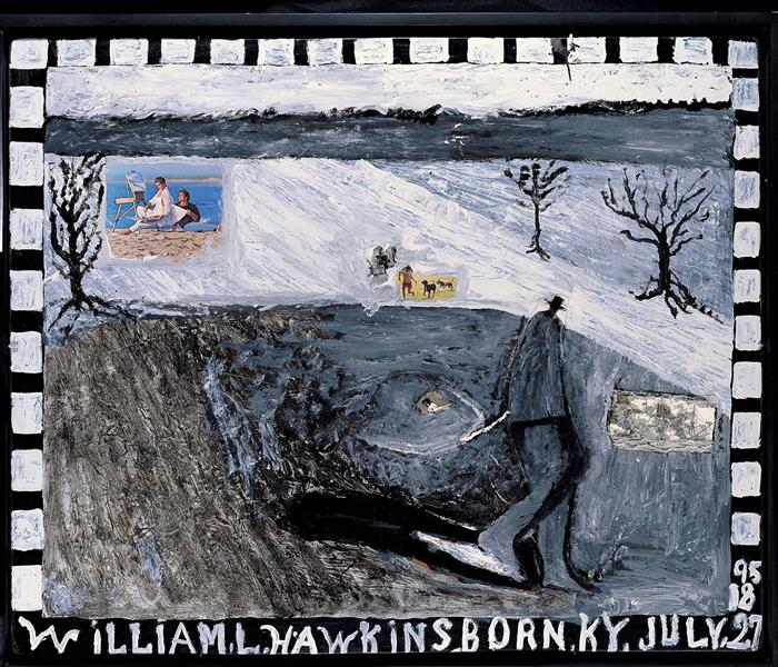 Untitled (Dust Bowl Collage), 1989 - William Hawkins