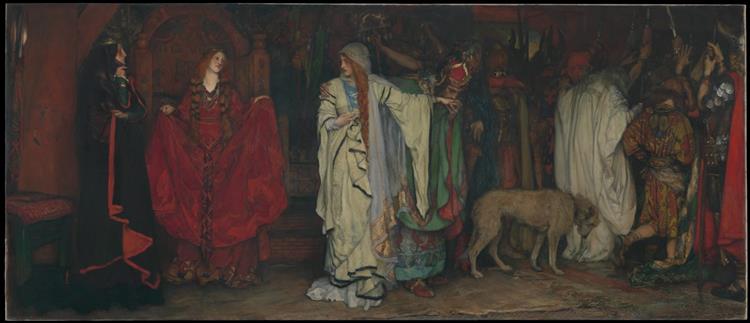 King Lear: Cordelia's Farewell, 1898 - Edwin Austin Abbey