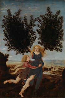 Apollo and Daphne - Antonio del Pollaiolo