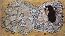 Mujer reclinada - Egon Schiele