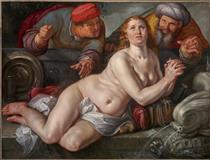 Susanna and the Elders - 亨德里克·霍尔奇尼斯