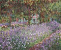 Irises in Monet's Garden - 莫內