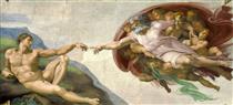 Die Erschaffung Adams - Michelangelo