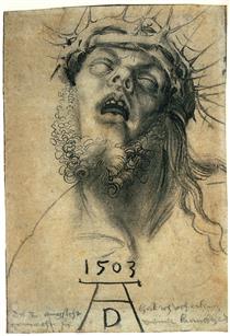 Self Portrait as a Dead Christ, Supposed Self Portrait - Albrecht Durer