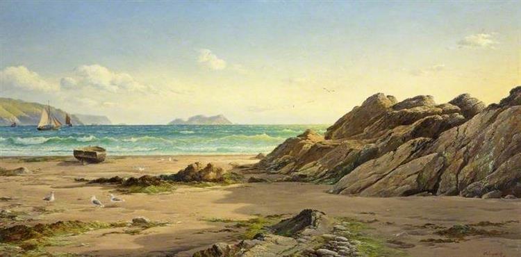 Summer Evening, Broad Haven Sands, 1887 - David James