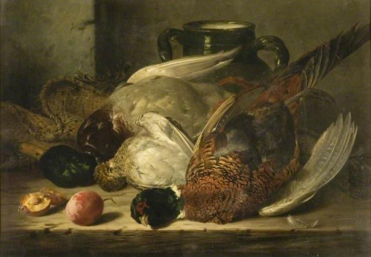 Still Life with Pheasant, Partridge and Duck - Edward Ladell