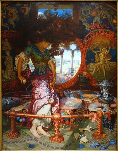 The Lady of Shalott, c.1905 - Edward Robert Hughes
