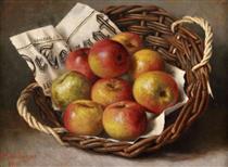 Apples in a basket - Helen Augusta Hamburger