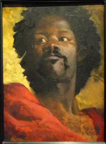 Head of a Moor by Henri Regnault - Анри Реньо