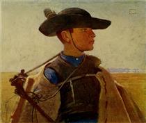 A Young Magyar Csikós on the Great Puszta of Hortobágyi - Marianne Stokes