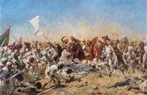 Charge of the 21th Lancers at Ondurman - Уильям Барнс Уоллен