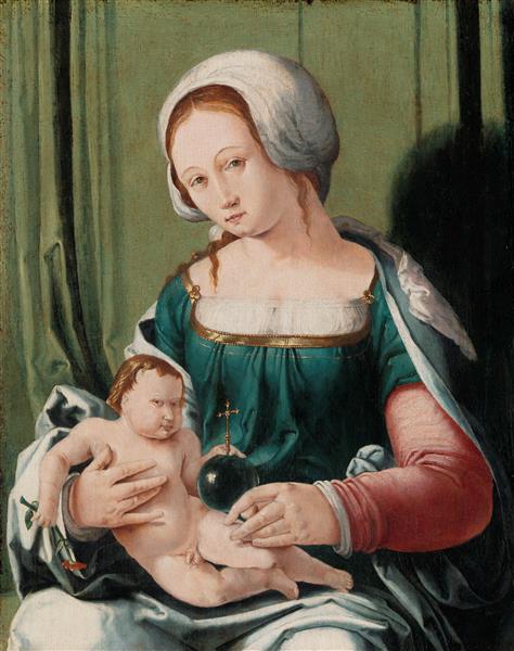 Virgin and Child, c.1530 - Lucas van Leyden