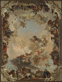 Allegory of the Planets and Continents - Giambattista Tiepolo