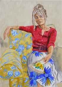 AP 1917 Portrait of Olga in a Chair 2019 - Anthony Padgett