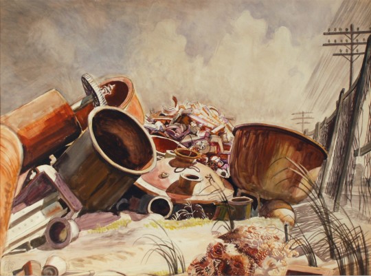 Still Life. Scrap Iron, 1929 - Charles E. Burchfield