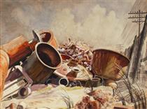 Still Life. Scrap Iron - Charles E. Burchfield