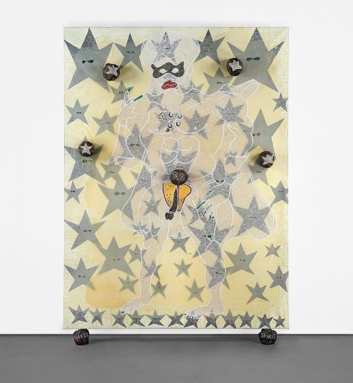 The Naked Spirit of Captain Shit and the Legend of the Black Stars, 2001 - Chris Ofili