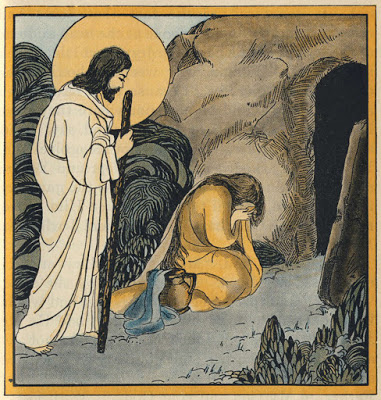 Jesus Appearing to Mary Magdalen, 1940 - Esther Newport