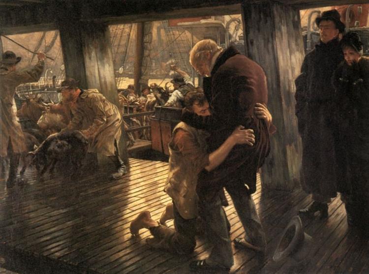 The Prodigal Son in Modern Life. The Return, 1880 - c.1882 - James Tissot