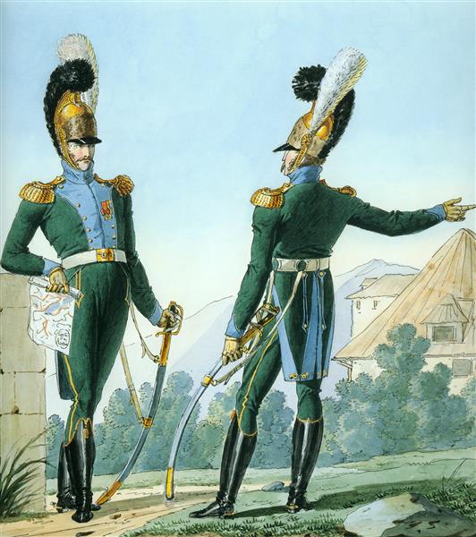 5e Régiment De Chevau-légers Lanciers (colonel & Chef D'escadron), 1812 - Carle Vernet